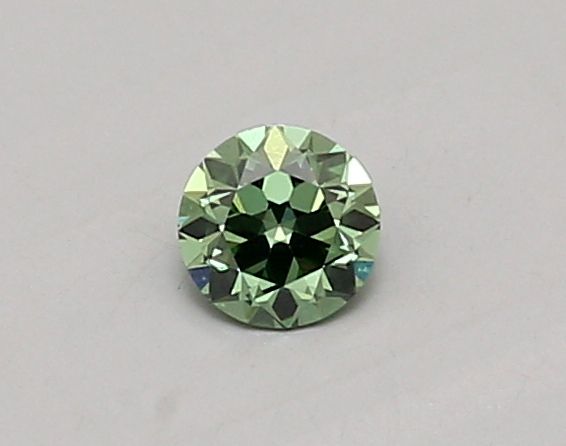 0.27 CT Fancy Vivid Green OLD EUROPEAN CUT