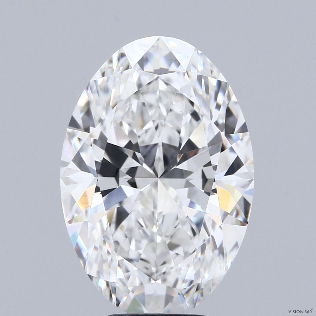 6.05 ct. oval Lab Grown Diamond front image