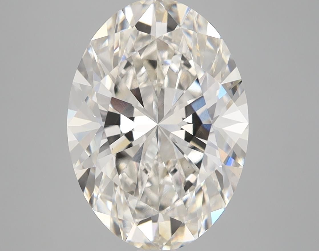 3.75 ct. oval Lab Grown Diamond front image