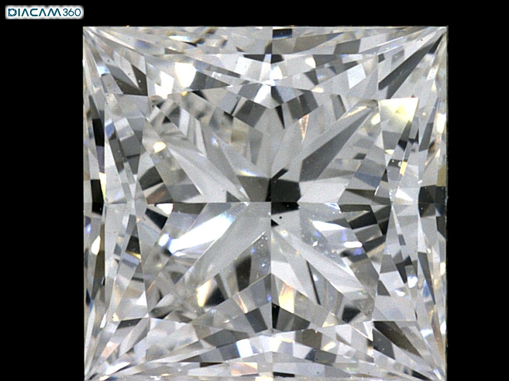 2.54 ct. princess Lab Grown Diamond front image