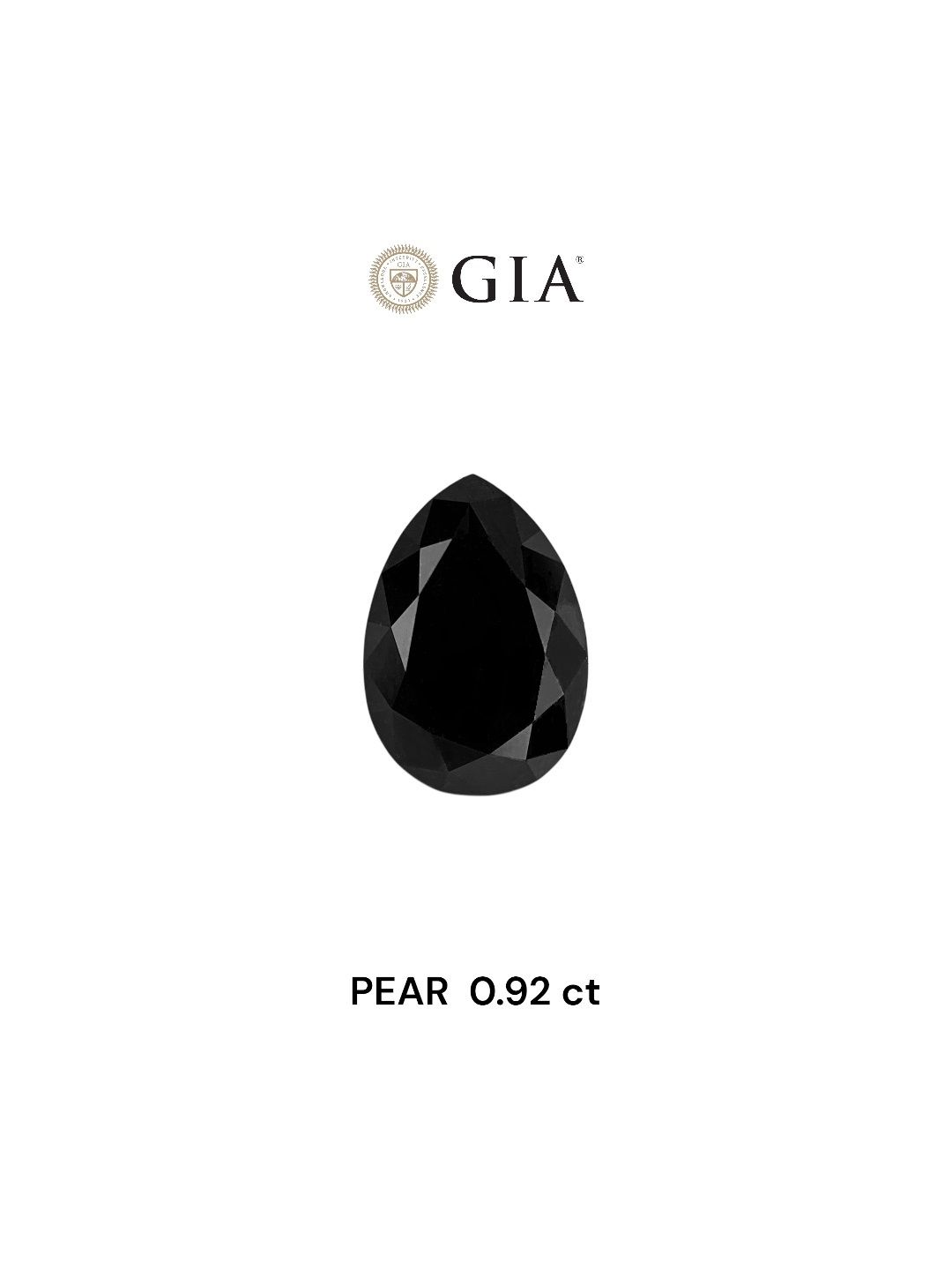 0.92 ct Pear diamond