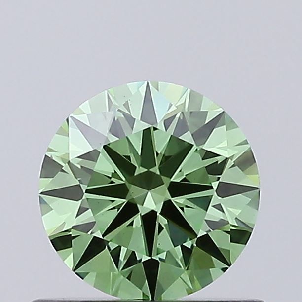0.62 CT Fancy Vivid Green ROUND