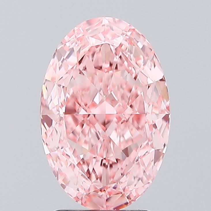 3.14 ct. oval Lab Grown Diamond front image