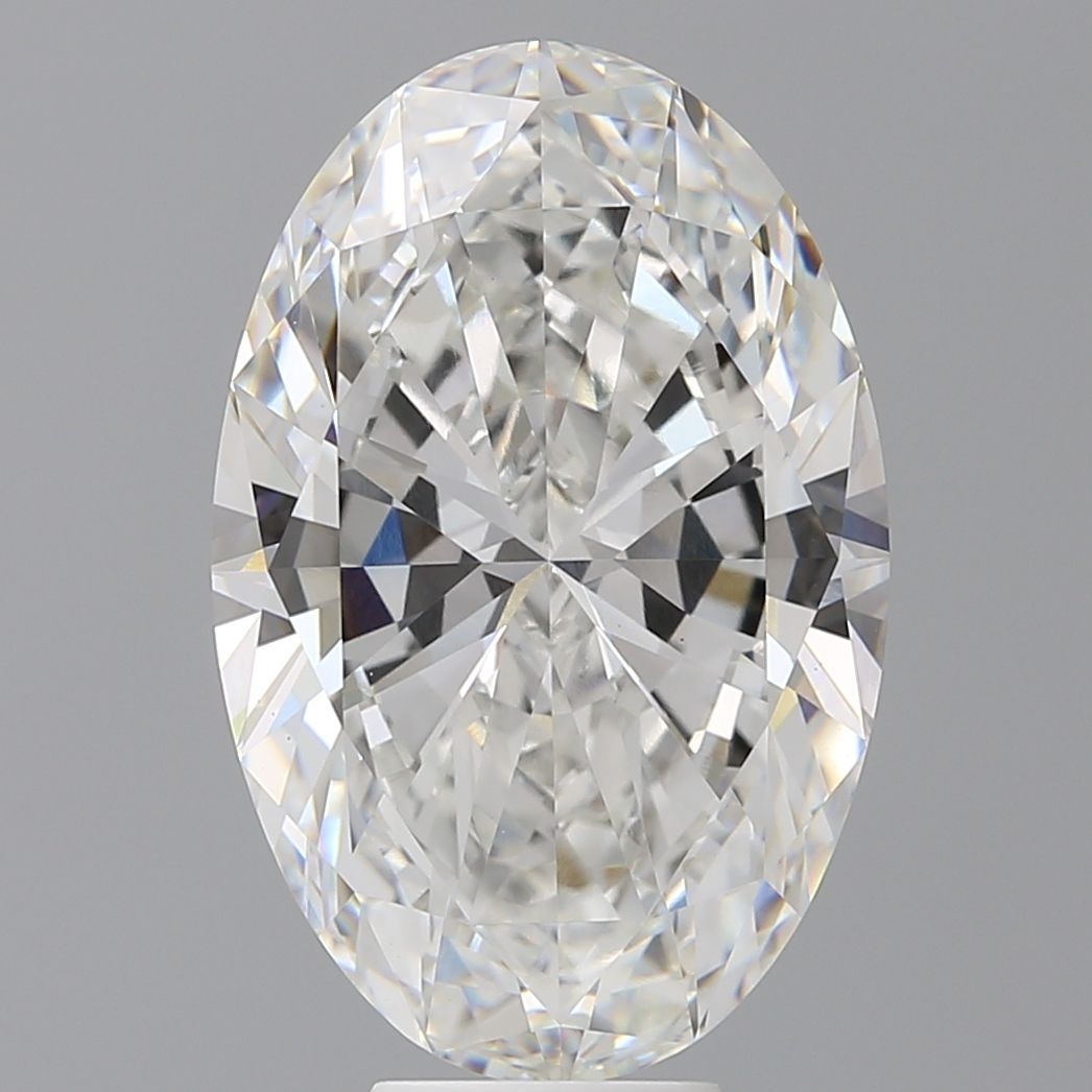 9.06 ct. oval Lab Grown Diamond front image