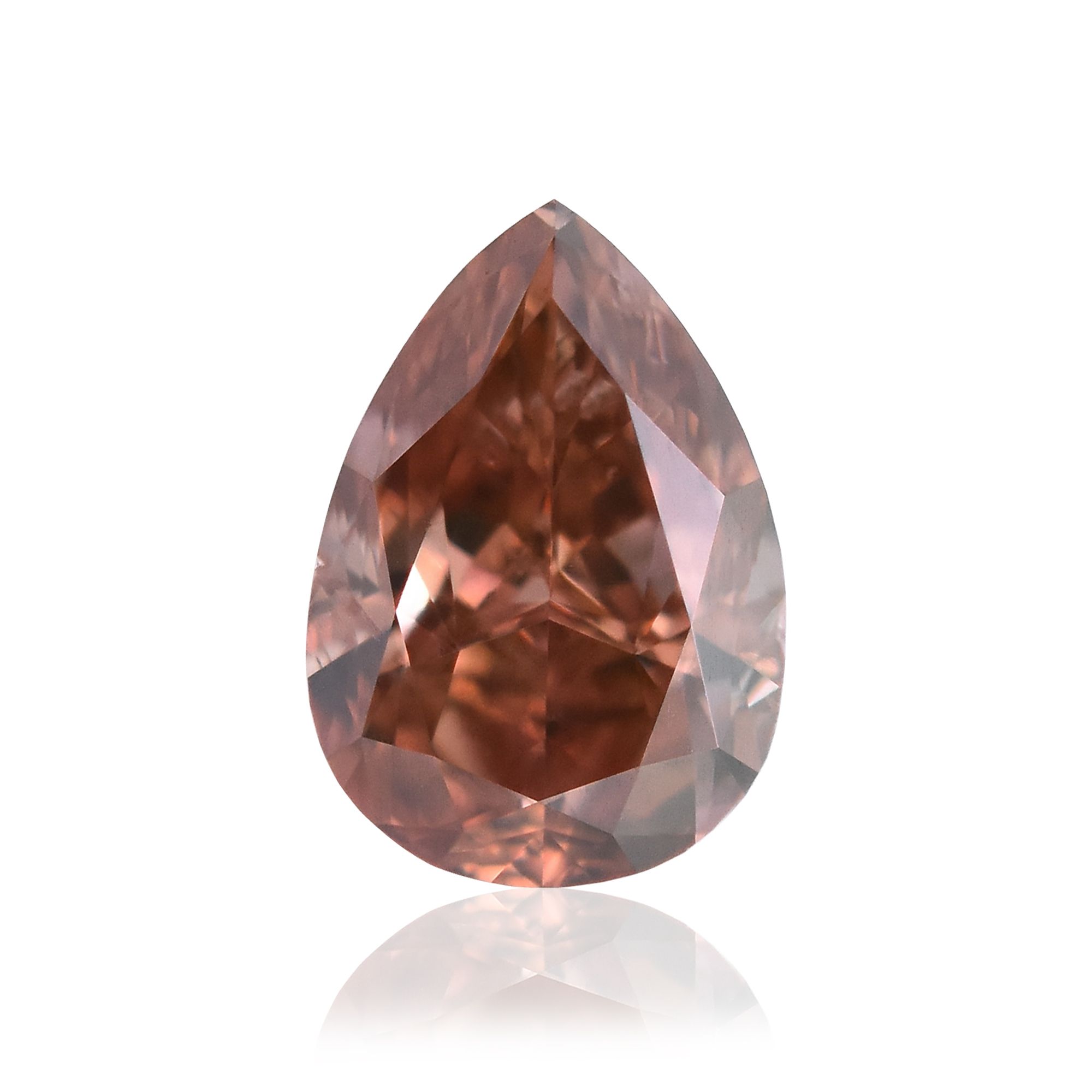 Diament 0.5 ct Fancy Deep Orangey Pink/SI2