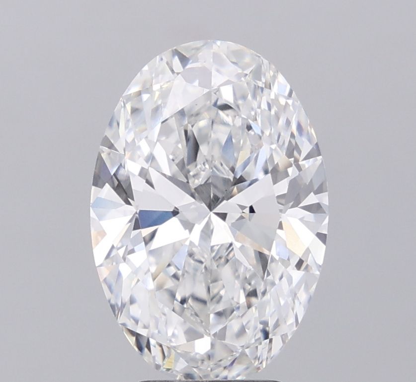 4.05 ct. oval Lab Grown Diamond front image