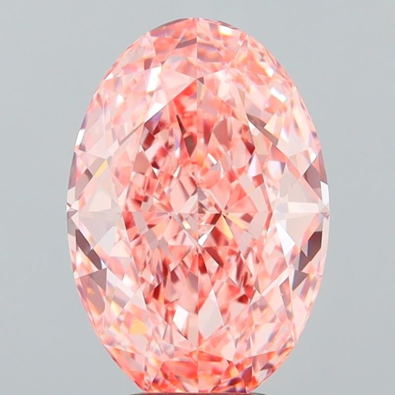 5.05 ct. oval Lab Grown Diamond front image