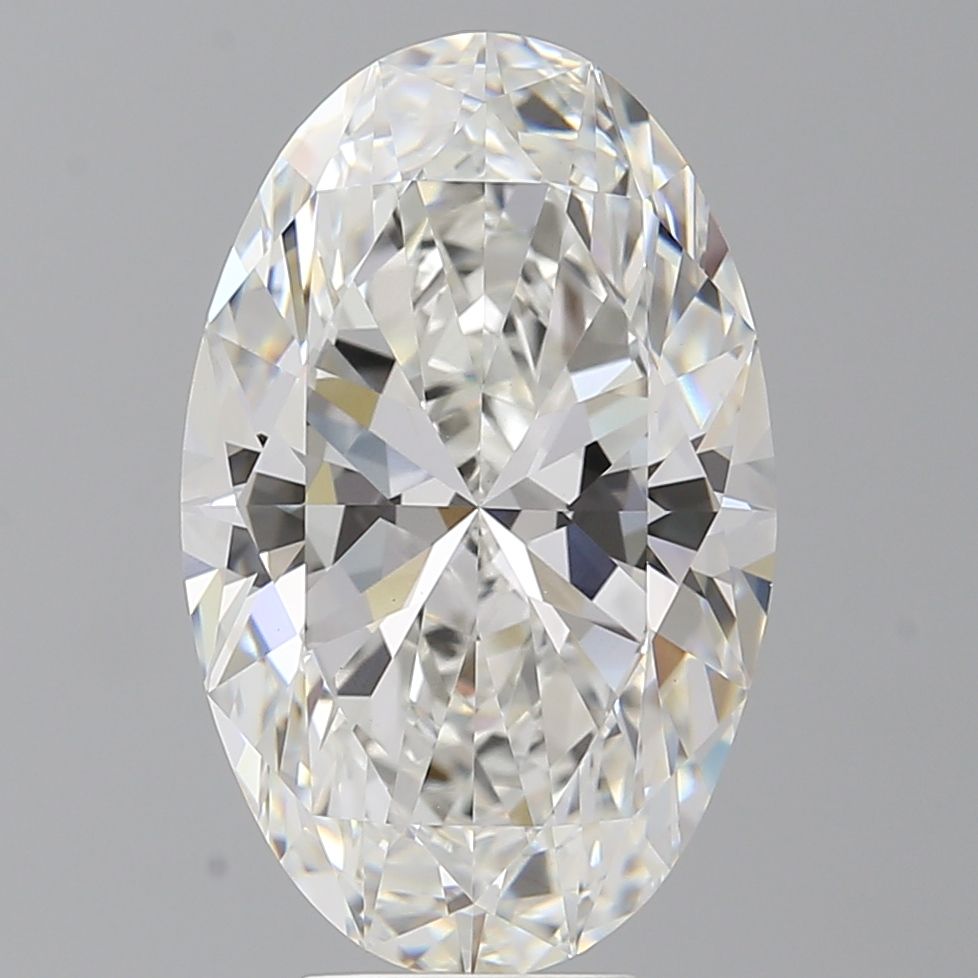 7.09 ct. oval Lab Grown Diamond front image