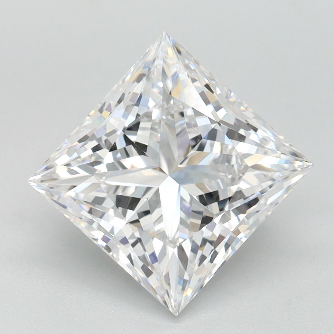 3.09 ct. princess Lab Grown Diamond front image