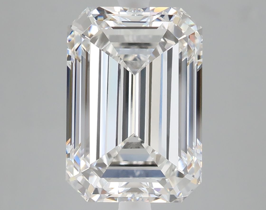 6.03 ct. emerald Lab Grown Diamond front image