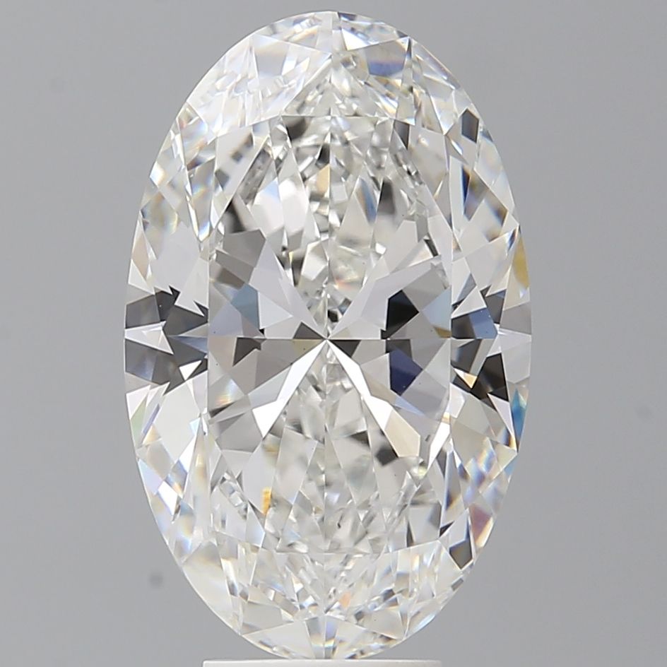 6.55 ct. oval Lab Grown Diamond front image