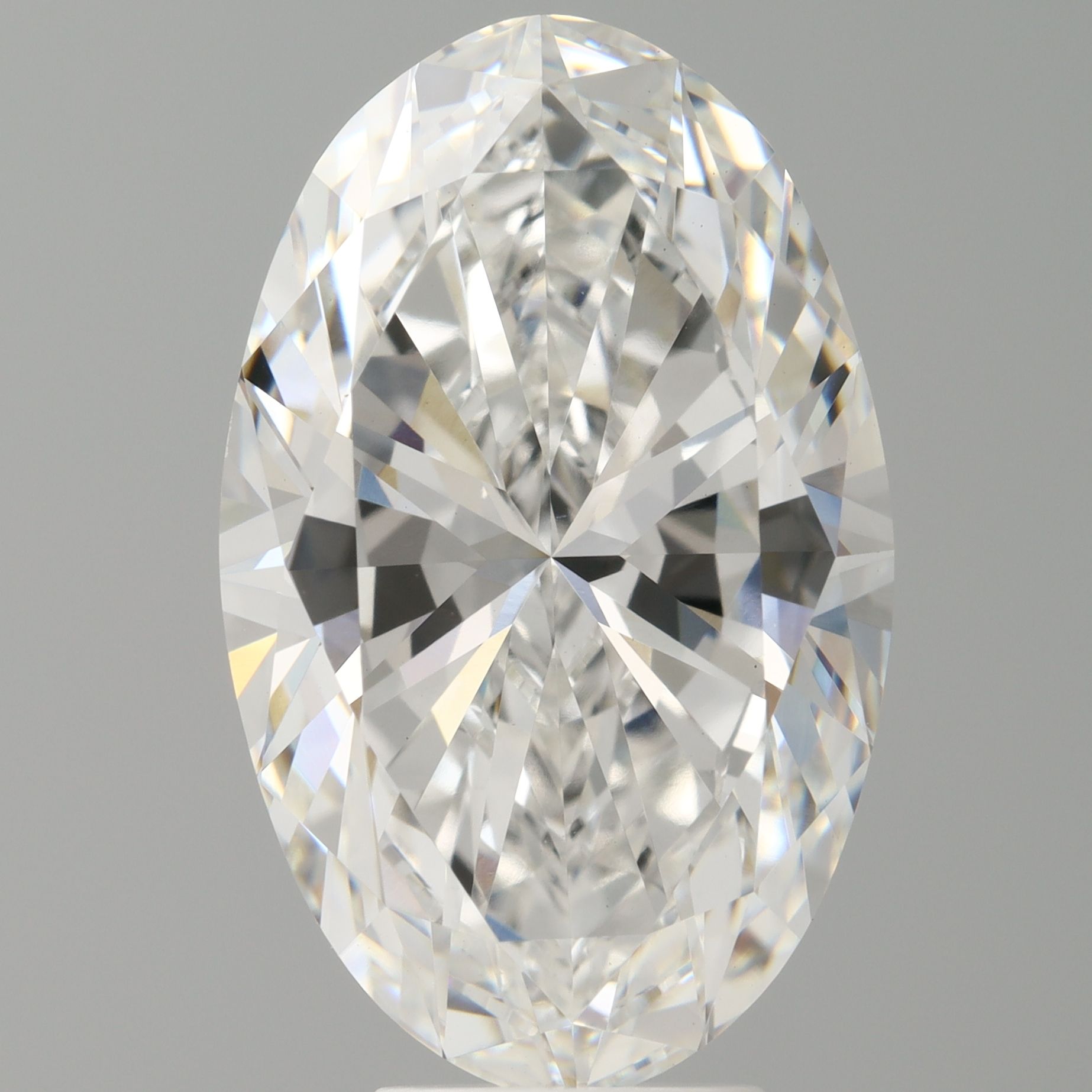 6.54 ct. oval Lab Grown Diamond front image