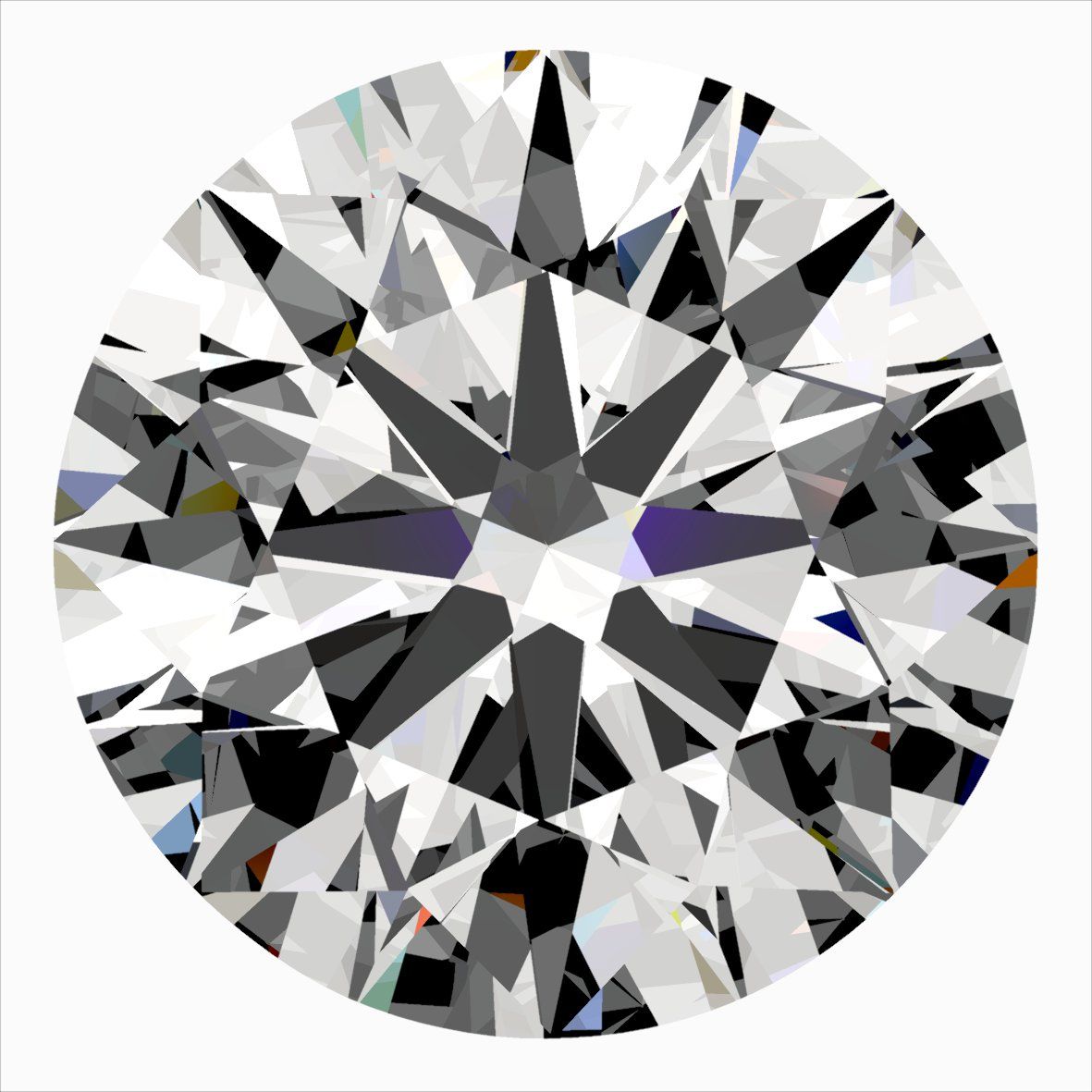 Diamant Rond 0.30 ct - Couleur D - Pureté VS1