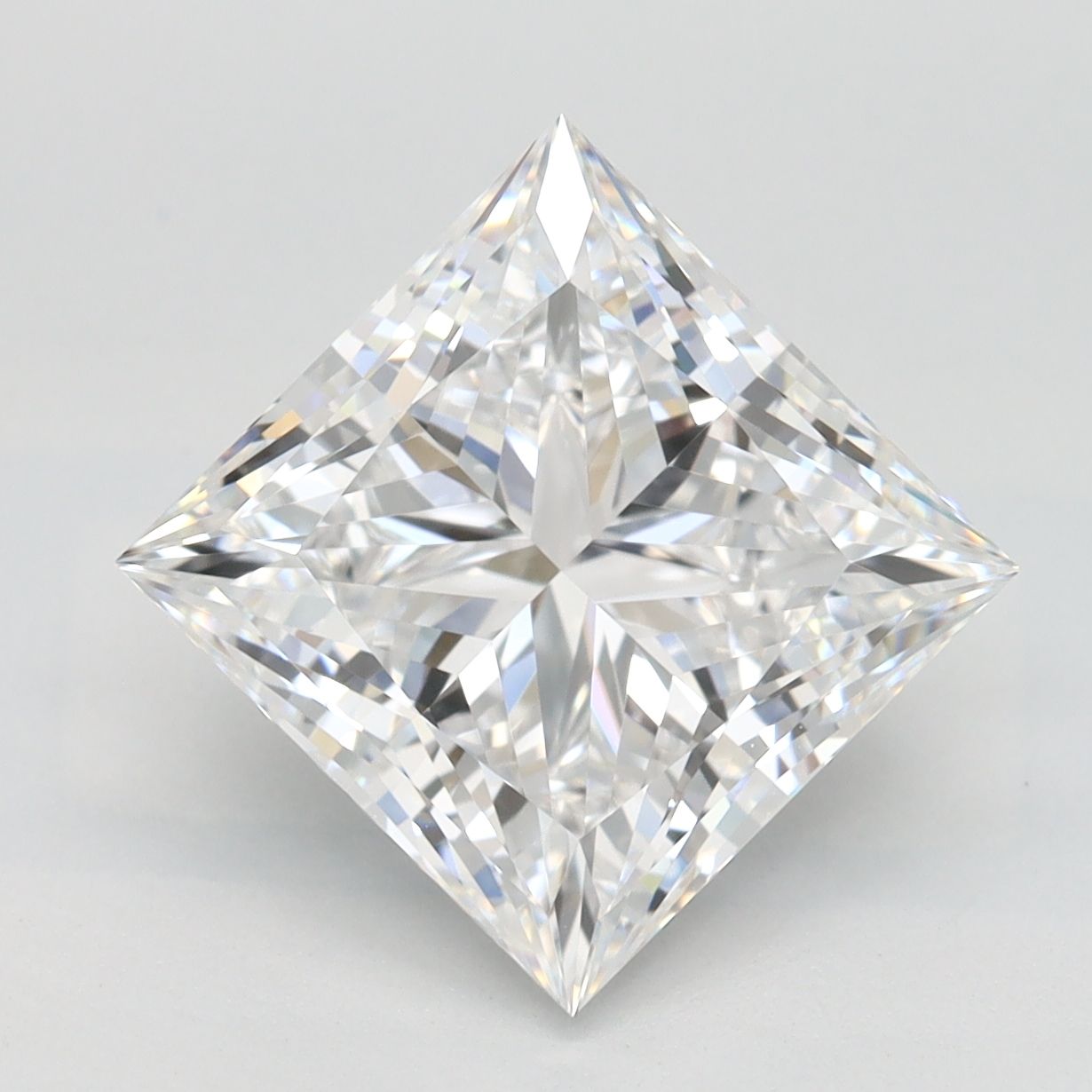3.88 ct. princess Lab Grown Diamond front image