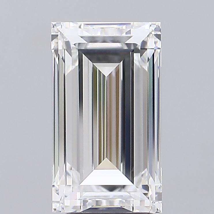 4.08 ct lab-grown Baguette Diamond