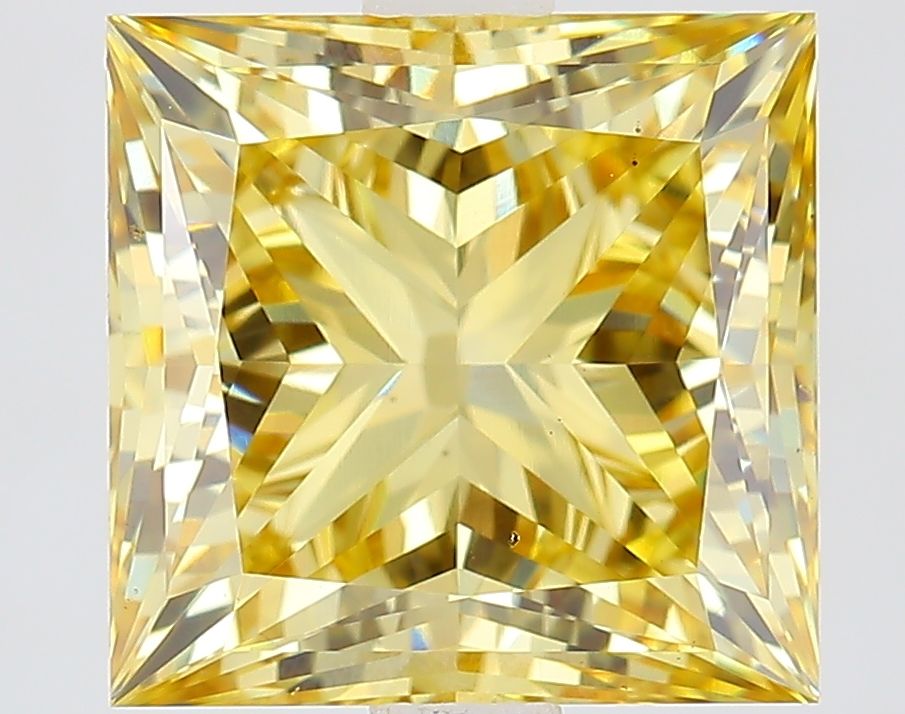 3.73 ct. princess Lab Grown Diamond front image
