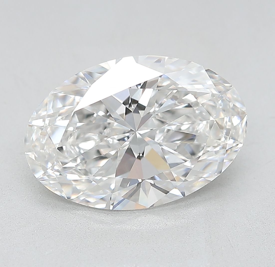 3.20 ct. oval Lab Grown Diamond front image