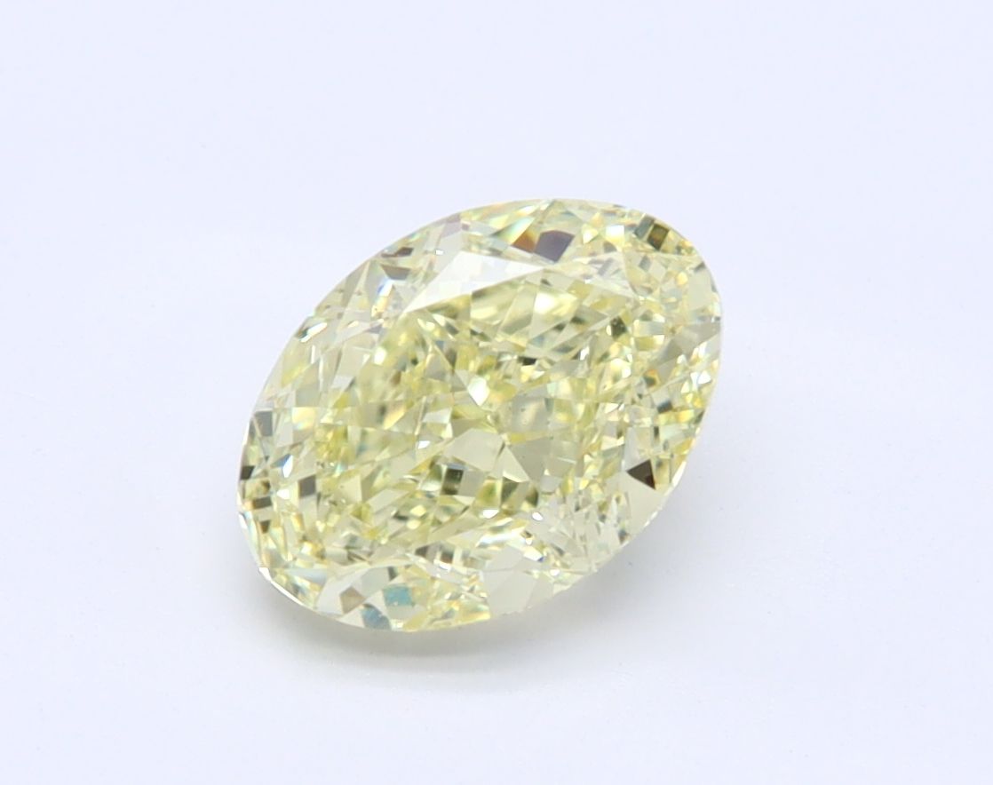 Diament 1.12 ct Fancy Light Yellow/VS2