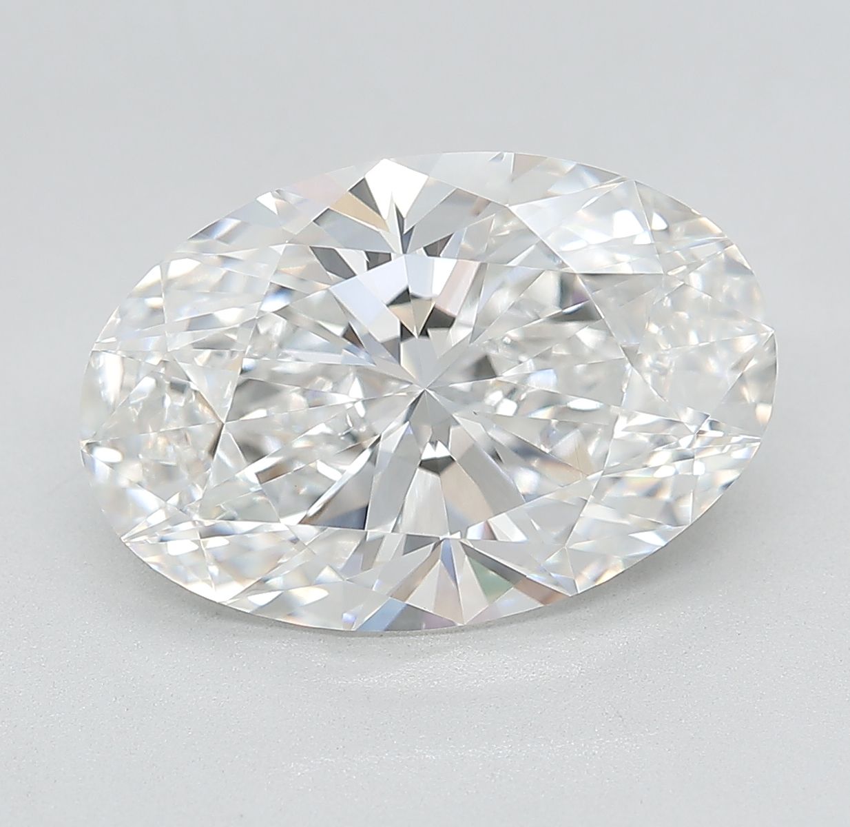 5.82 ct. oval Lab Grown Diamond front image