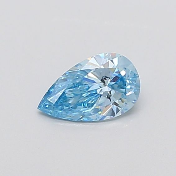 0.62 CT Fancy Vivid Blue PEAR