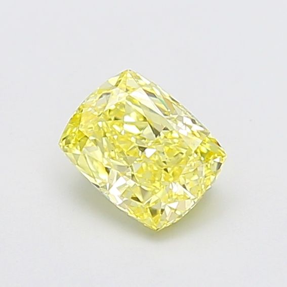 1.01 CT Fancy Intense Yellow CUSHION MODIFIED