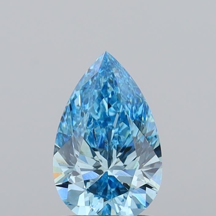 1.05 CT Fancy Vivid Blue PEAR