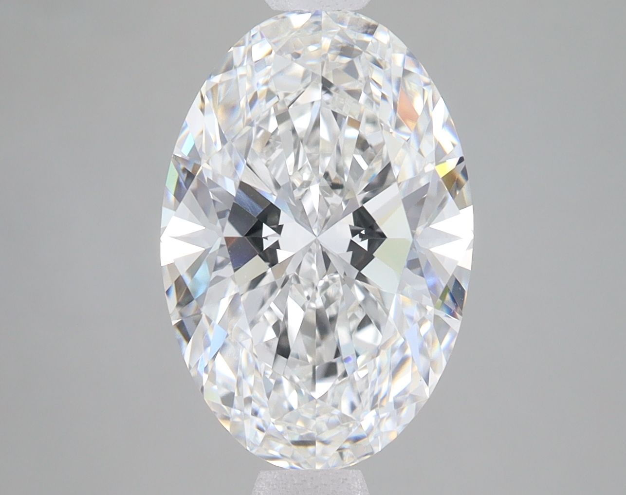 4.10 ct. oval Lab Grown Diamond front image