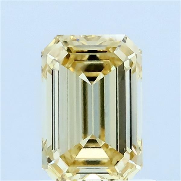 1.03 CT Fancy Light Yellow EMERALD