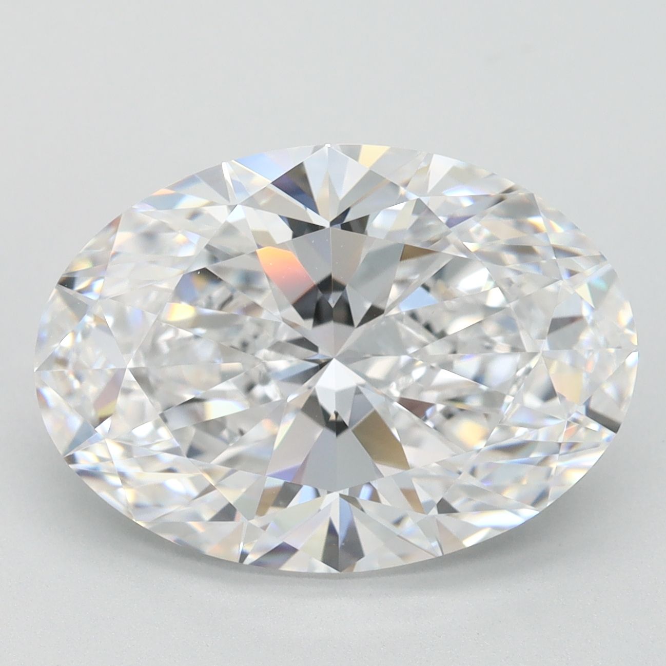5.17 ct. oval Lab Grown Diamond front image