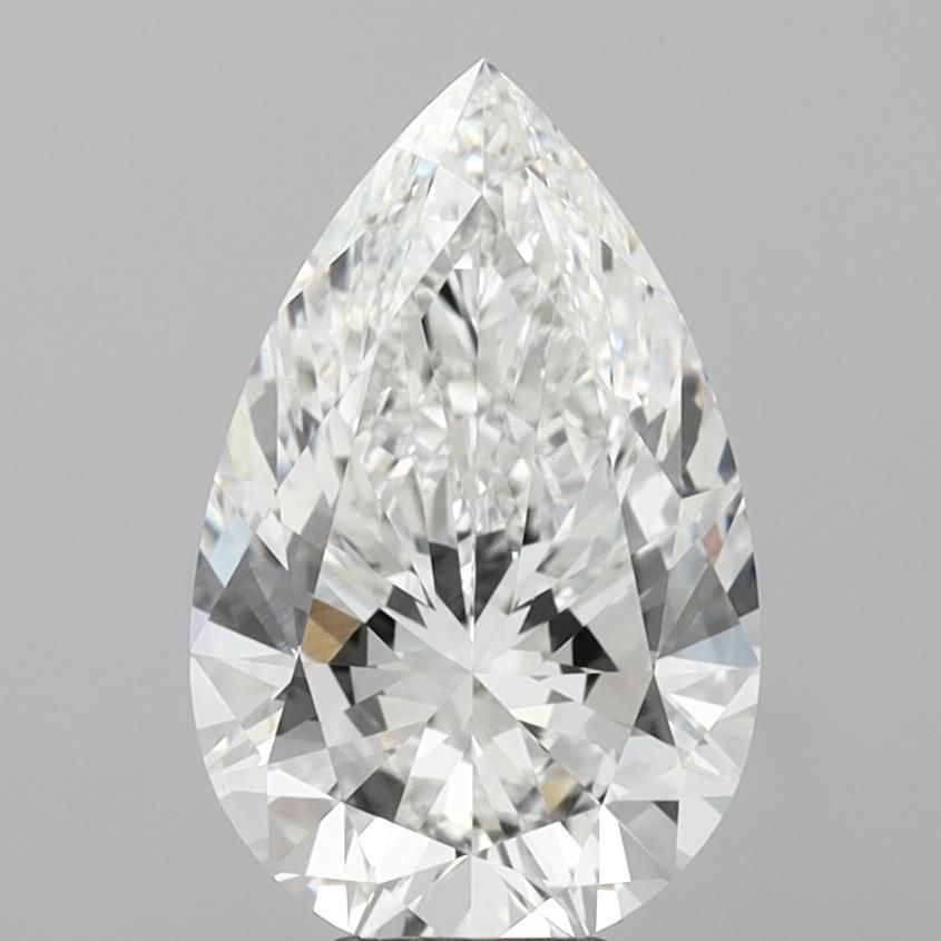 7.22 ct. pear Lab Grown Diamond front image