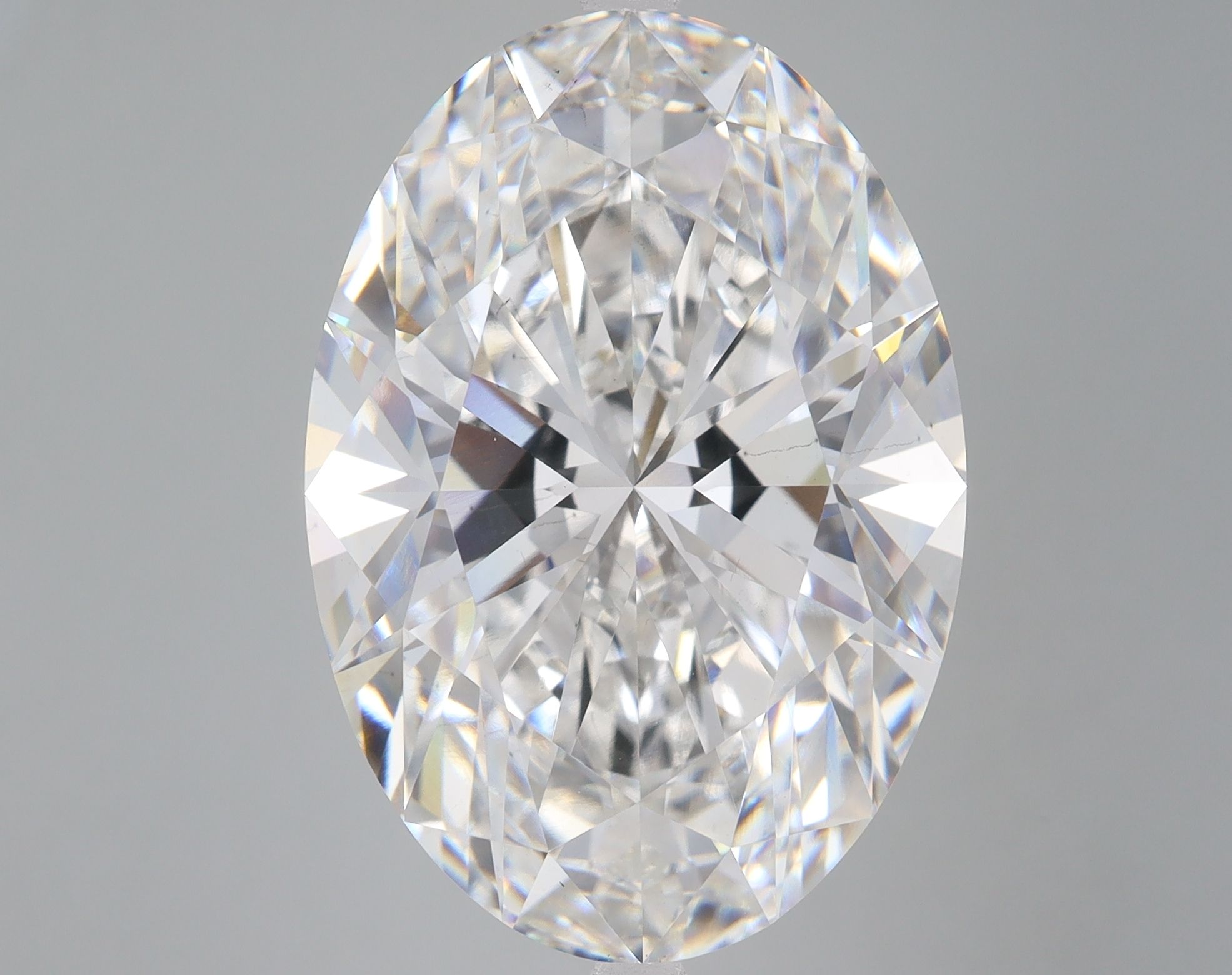 17.38 carat f VS2 EX Cut IGI oval diamond