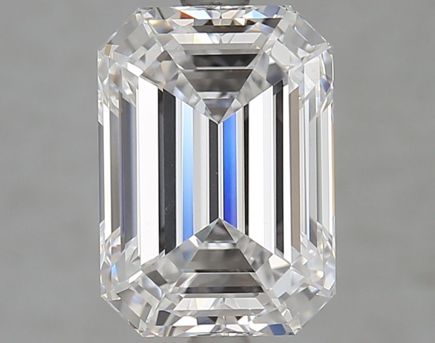 Diamant Émeraude 4.01 ct - Couleur D - Pureté VVS2
