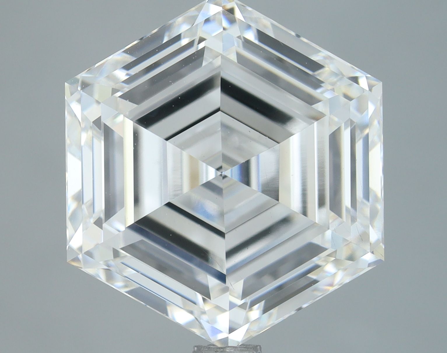 4.13 ct lab-grown Hexagonal Diamond