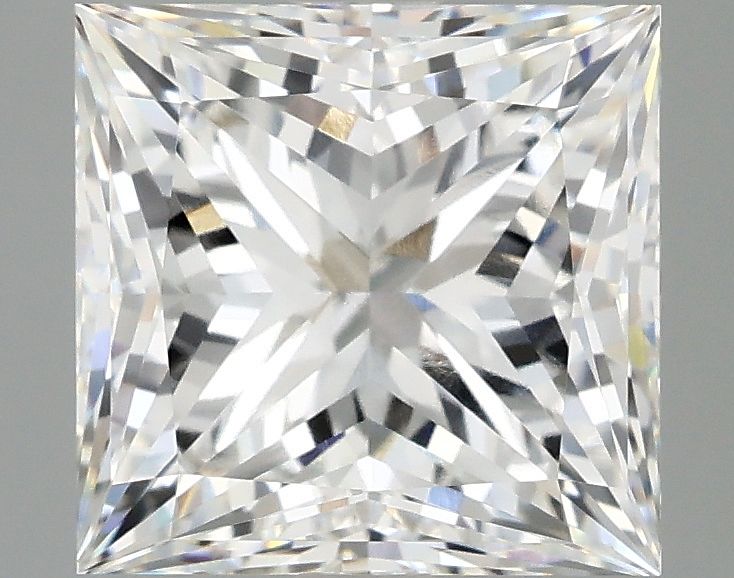 3.87 ct. princess Lab Grown Diamond front image