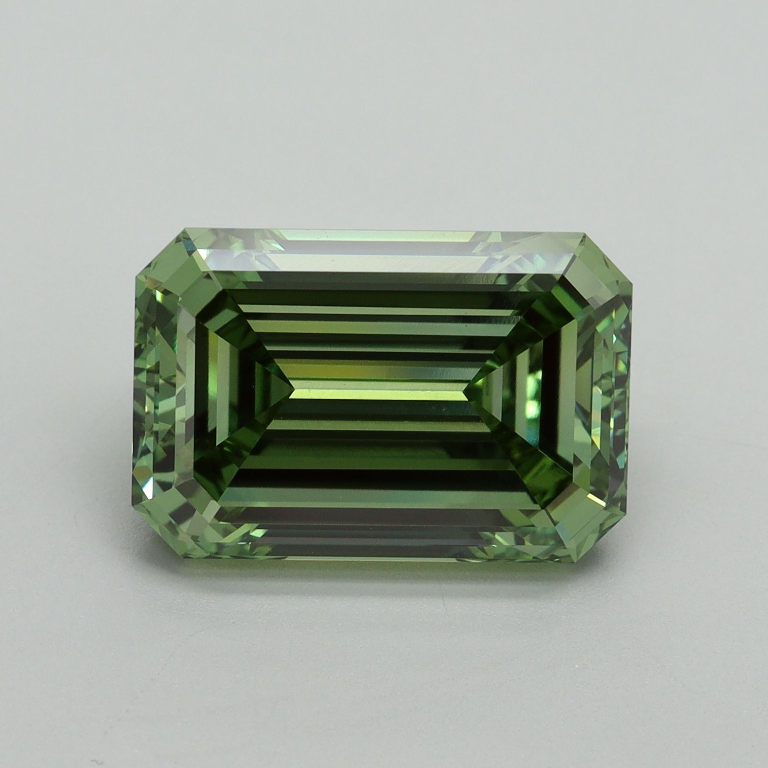 6.60 ct. emerald Lab Grown Diamond front image