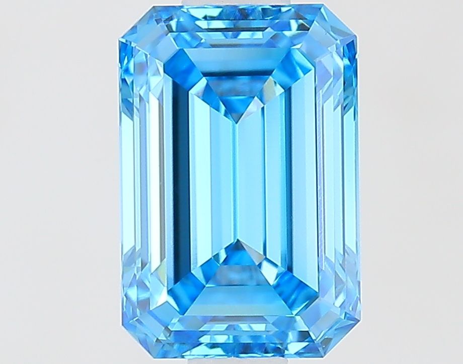 1.37 CT Fancy Vivid Blue EMERALD