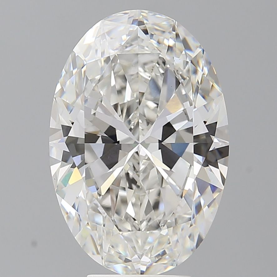 6.07 ct. oval Lab Grown Diamond front image