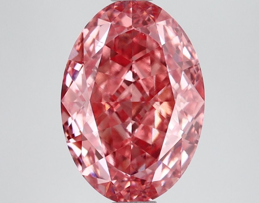 3.05 ct. oval Lab Grown Diamond front image
