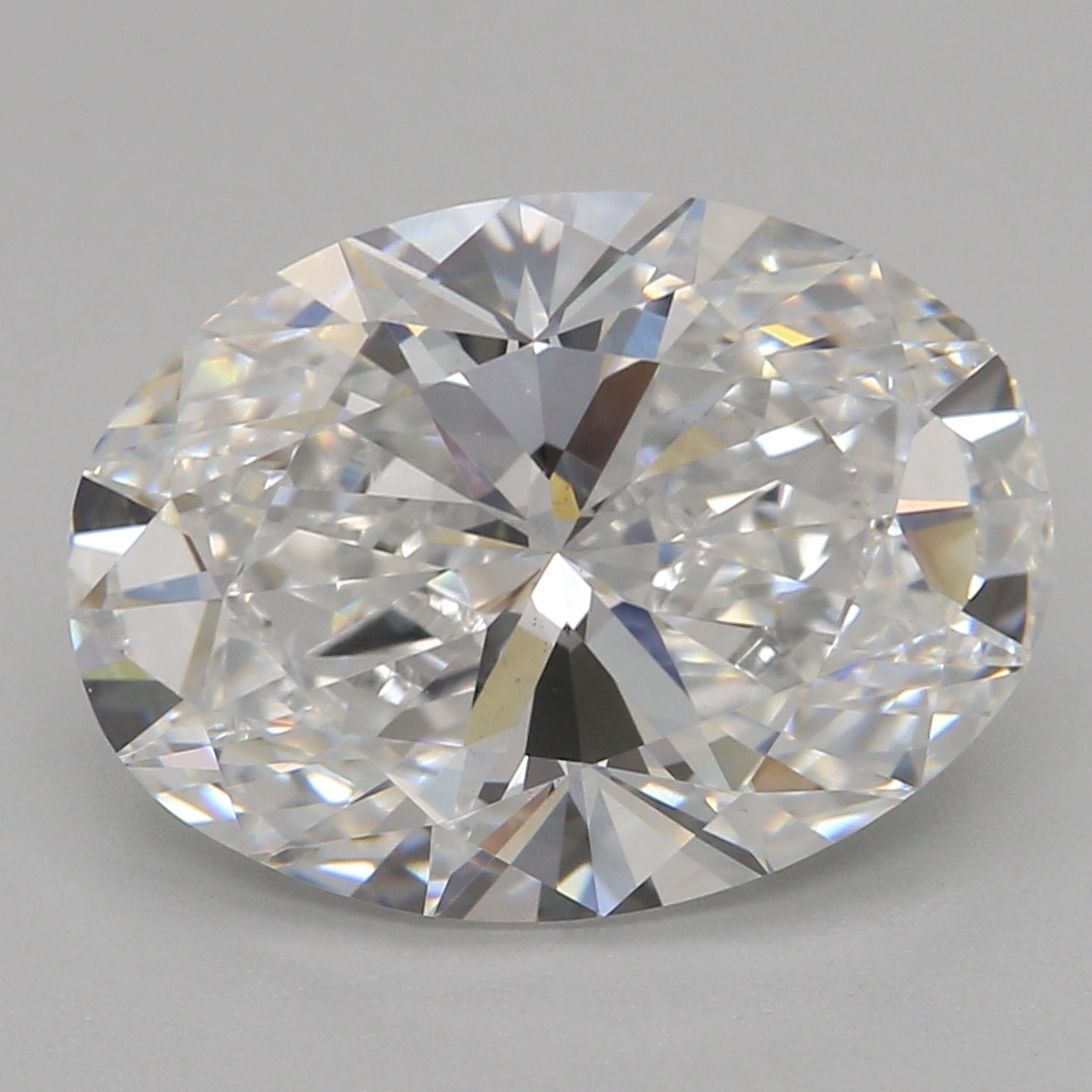 3.05 ct. oval Lab Grown Diamond front image