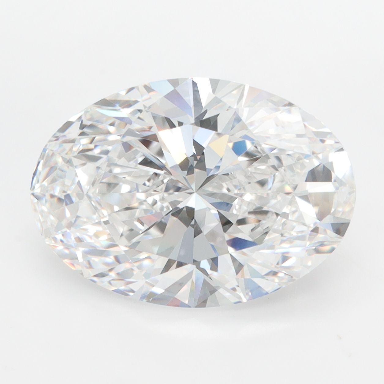 6.28 ct. oval Lab Grown Diamond front image