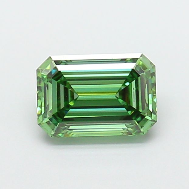 1.56 CT Fancy Vivid Green EMERALD