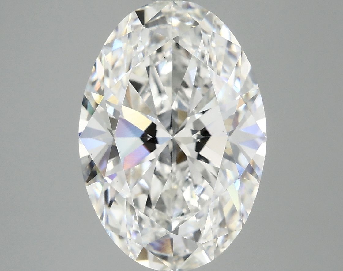 3.92 ct. oval Lab Grown Diamond front image