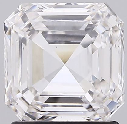 1.59 ct Square Emerald diamond