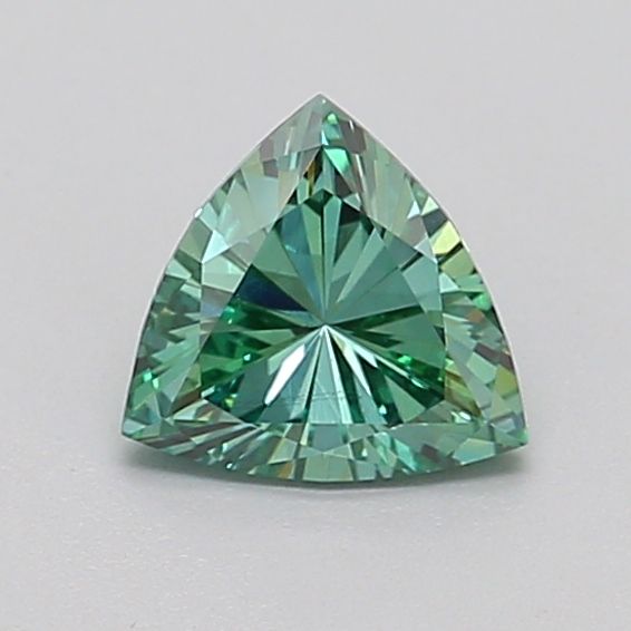0.56 CT Fancy Vivid Green TRILLIANT