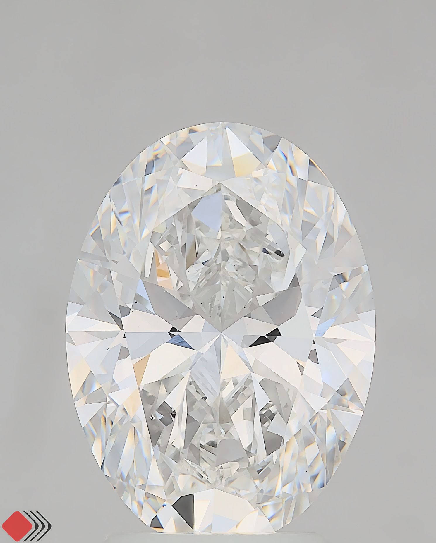 3.05 ct. oval Lab Grown Diamond front image