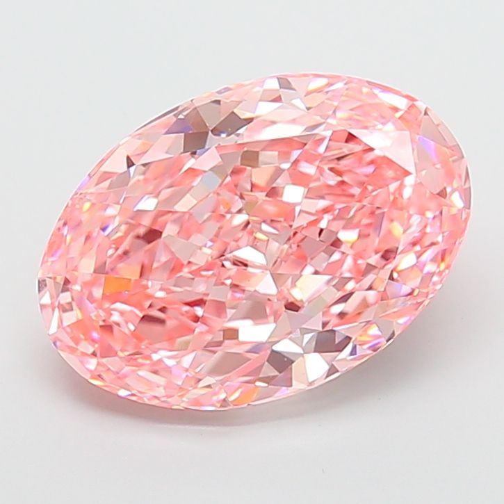 9.55 ct. oval Lab Grown Diamond front image