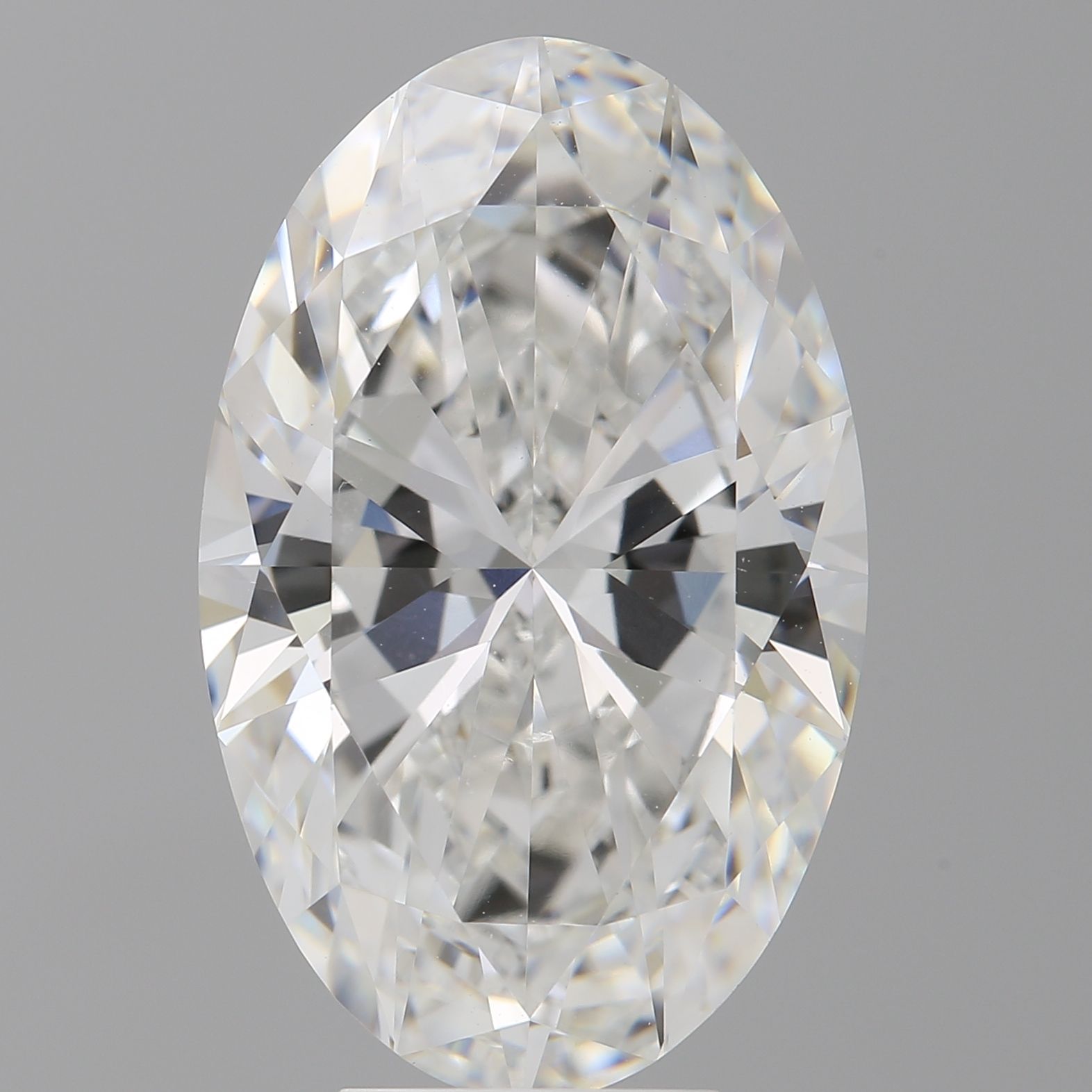 7.03 ct. oval Lab Grown Diamond front image