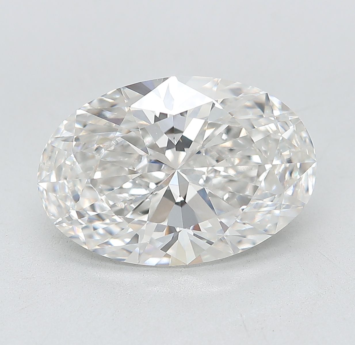 4.06 ct. oval Lab Grown Diamond front image