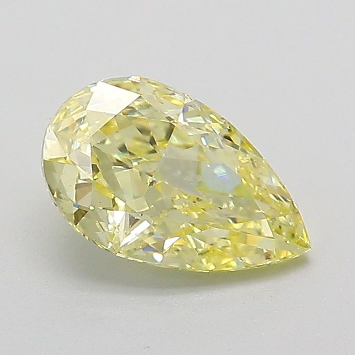 1.0 CT Fancy Yellow PEAR