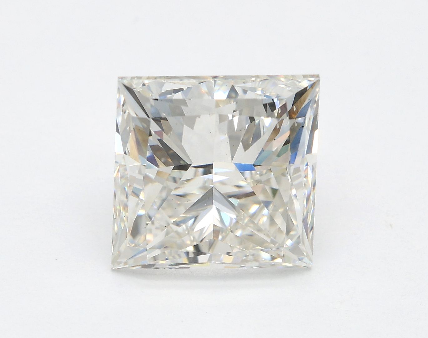 4.02 ct. princess Lab Grown Diamond front image